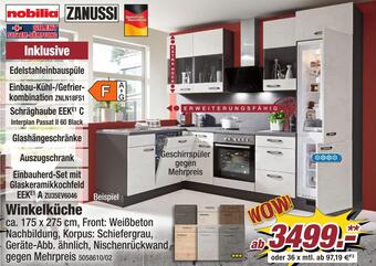 Poco Nobilia winkelküche Angebot
