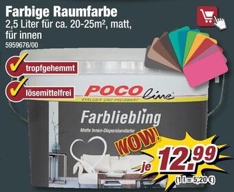 Poco Poco line farbige raumfarbe Angebot