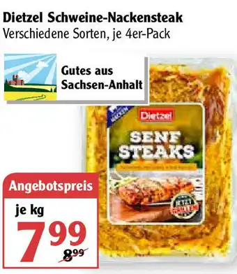 Globus Dietzel Schweine Nackensteak Angebot