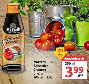 Globus Mazzetti Balsamico Cremoso 250ml Angebot