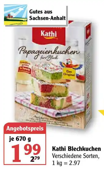 Globus Kathi Blehkuchen 670g Angebot