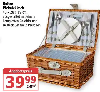 Globus Boltze Picknickkorb Angebot