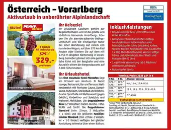 Penny Reisen Österreich - vorarlberg Angebot