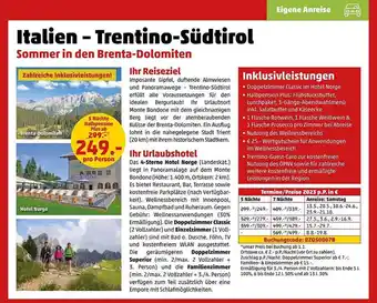 Penny Reisen Italien - trentino-südtirol Angebot