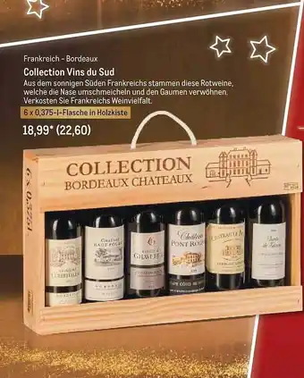 METRO Frankreich - bordeaux collection vins du sud Angebot