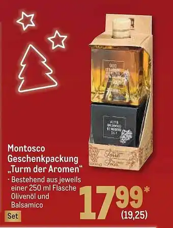 METRO Montosco geschenkpackung „turm der aromen“ Angebot