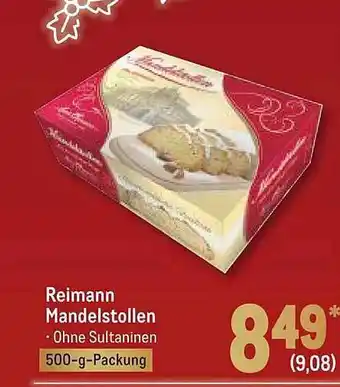 METRO Reimann mandelstollen Angebot