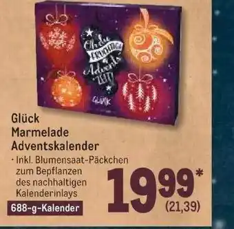 METRO Glück marmelade adventskalender Angebot