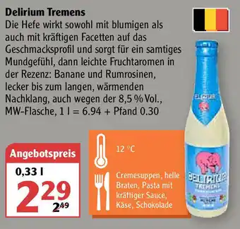 Globus Delirium Tremens 0,33L Angebot