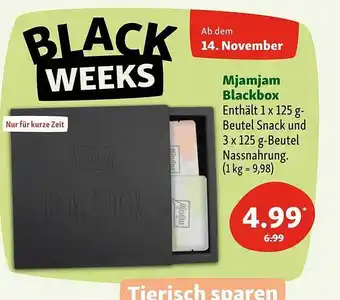 Fressnapf Mjamjam blackbox Angebot