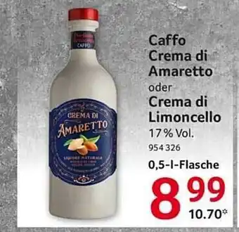 Selgros Caffo crema di amaretto oder crema di limoncello Angebot