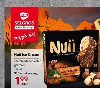 Selgros Nuii ice cream Angebot