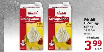 Selgros Frischli h-schlagsahne Angebot