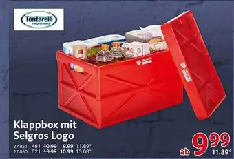 Selgros Klappbox mit selgros logo Angebot