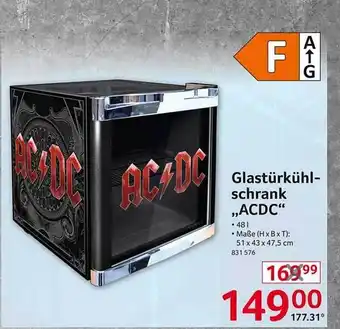 Selgros Glastürkühlschrank „acdc“ Angebot