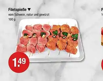 V Markt Filetspieße Angebot