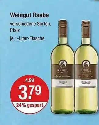 V Markt Weingut raabe Angebot