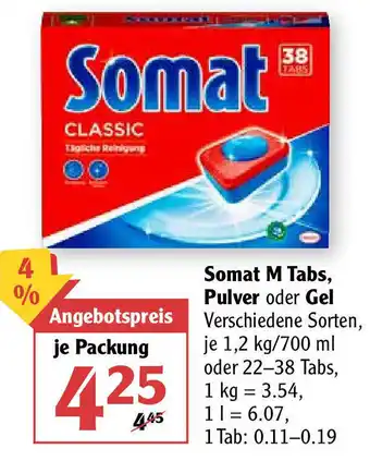 Globus Somat M Tabs, Pulver oder Gel Angebot