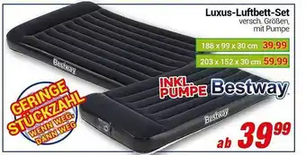 CENTERSHOP Luxus luftbett set Angebot