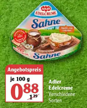 Globus Adler Edelcreme 100g Angebot