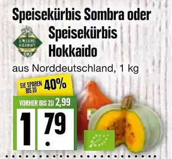 Edeka Speisekürbis sombra oder speisekürbis hokkaido Angebot