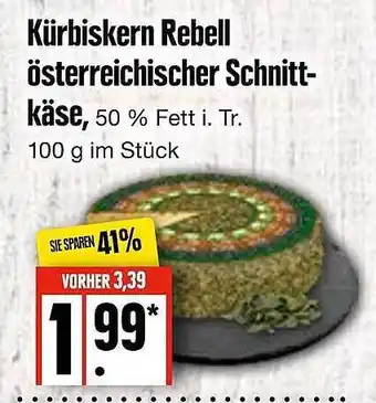 Edeka Kürbiskern rebell österreichischer schnittkäse Angebot