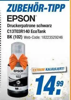 Expert Bening Epson druckerpatrone schwarz c13t03r140 ecotank Angebot