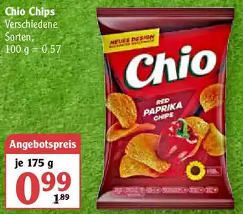 Globus Chio Chips 175g Angebot