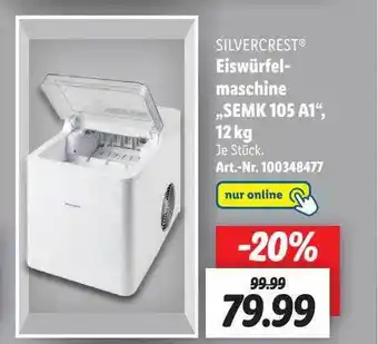 Lidl Silvercrest eiswürfelmaschine „semk 105 a1“ Angebot