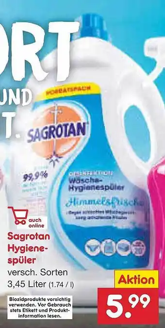 Netto Marken-Discount Sagrotan hygienespüler Angebot