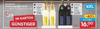 Netto Marken-Discount Grand sud chardonnay oder merlot Angebot