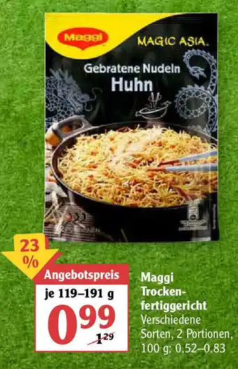 Globus Maggi Trockenfertiggericht 119-191g Angebot