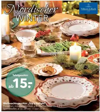 Schaffrath Villeroy & boch weihnachtsgeschirr „toy's delight“ Angebot