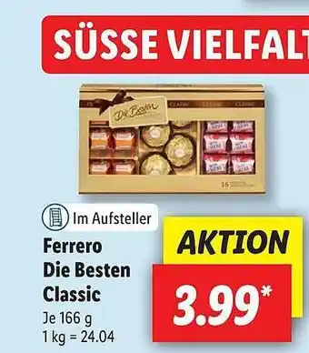 Lidl Ferrero die besten classic Angebot