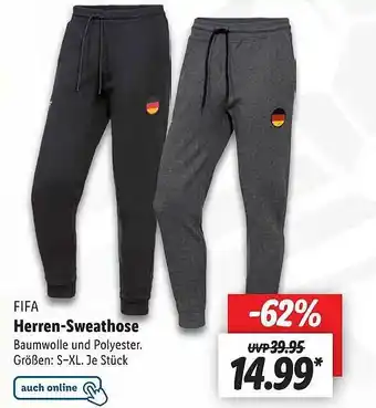 Lidl Fifa herren-sweathose Angebot