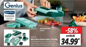 Lidl Genius nicer dicer fusion smart, 15-teilig Angebot