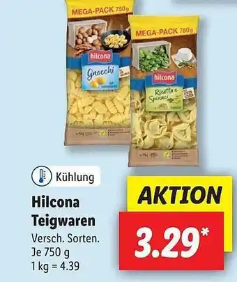 Lidl Hilcona teigwaren Angebot