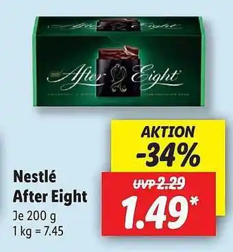 Lidl Nestlé after eight Angebot