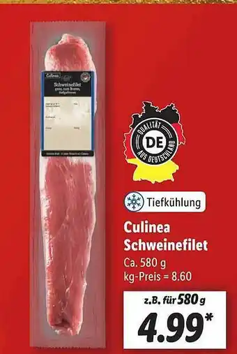 Lidl Culinea schweinefilet Angebot