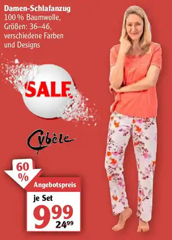 Globus Damen Schlafanzug Angebot