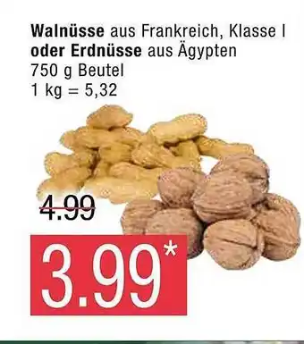 Marktkauf Walnüsse oder erdnüsse Angebot