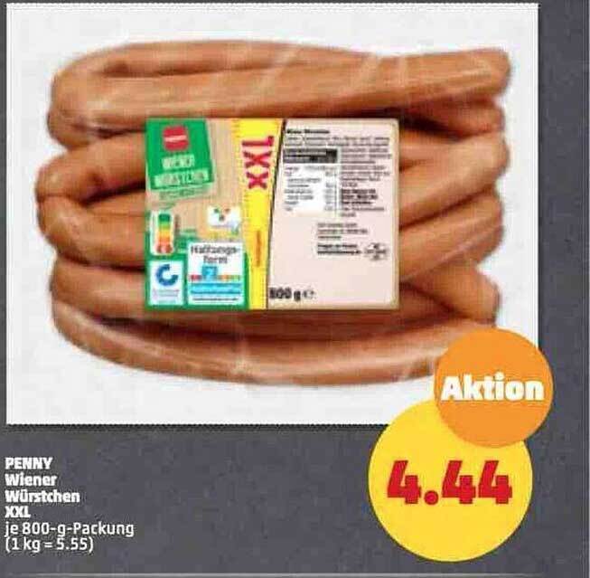 Penny Wiener W rstchen Wiener W rstchen Kalorien N hrwerte SYTH Penny Wiener W rstchen Wiener W rstchen Kalorien N hrwerte SYTH