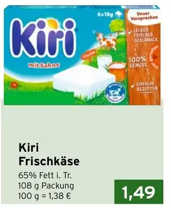 CAP Markt Kiri Frischkäse 108g Angebot