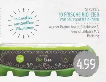 Edeka Struve Struve's 10 frische bio-eier von deutschen biohöfen Angebot