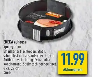 diska Edeka zuhause springform Angebot