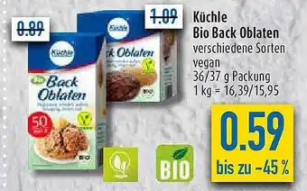 diska Küchle bio back oblaten Angebot