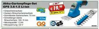 Stabilo Fachmarkt Güde Akku Gartenpflege Set GPS 3.6V-1.5 Li-Ion Angebot