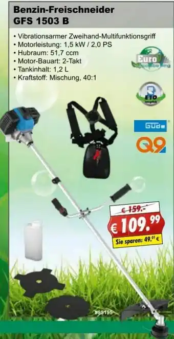 Stabilo Fachmarkt Güde Benzin Freischneider GFS 1503 B Angebot