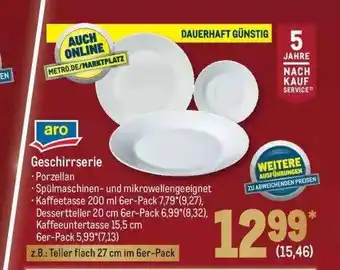 METRO Aro geschirrserie Angebot