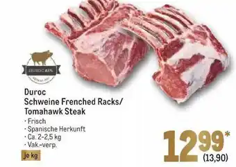 METRO Duroc schweine frenched racks oder tomahawk steak Angebot